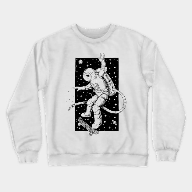 cosmonaut Crewneck Sweatshirt by rudoi